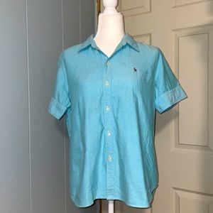 Short Sleeve Button Down Shirt by Ralph Lauren